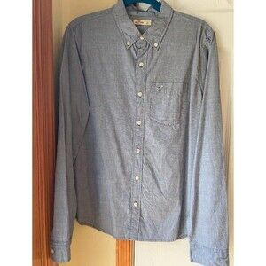 Hollister Light Faded Blue Button Up Shirt